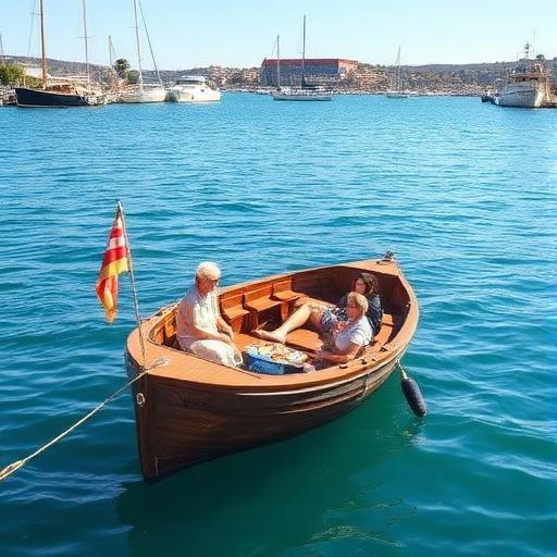 Boat picnic