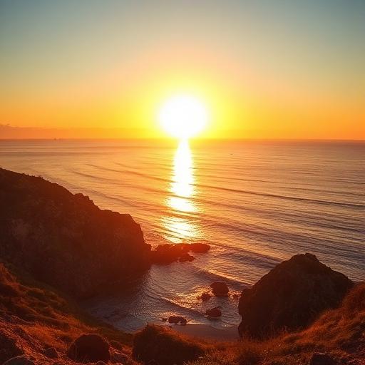Sunset at the cove